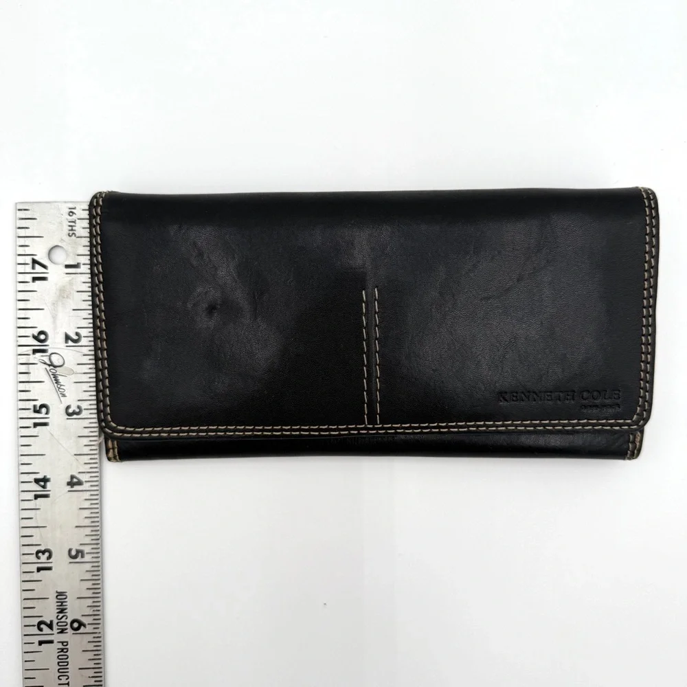 Kenneth Cole Black Leather Wallet